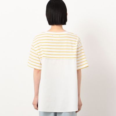 ボーダー　バックフレアＴシャツ（５２６８ＣＧ８８）