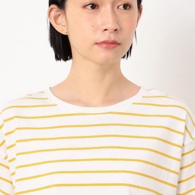 ボーダー　バックフレアＴシャツ（５２６８ＣＧ８８）