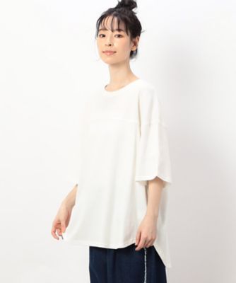 ワッフル切り替え半袖Ｔシャツ（５２６８ＣＧ８９）