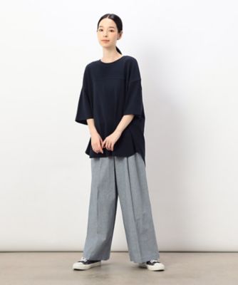 ワッフル切り替え半袖Ｔシャツ（５２６８ＣＧ８９）