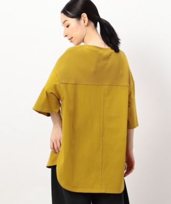 ワッフル切り替え半袖Ｔシャツ（５２６８ＣＧ８９）