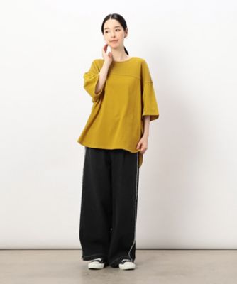 ワッフル切り替え半袖Ｔシャツ（５２６８ＣＧ８９）