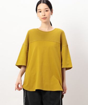 ワッフル切り替え半袖Ｔシャツ（５２６８ＣＧ８９）