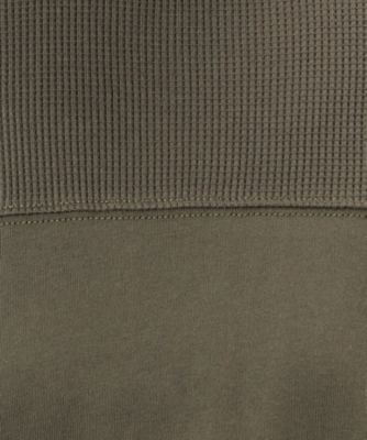 ワッフル切り替え半袖Ｔシャツ（５２６８ＣＧ８９）