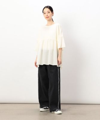 【　速乾　】前後２ＷＡＹ　フレアピグメントＴシャツ（５２６８ＣＩ７０）