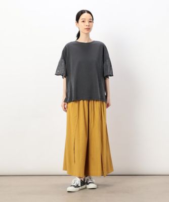 【　速乾　】袖メッシュピグメント加工Ｔシャツ（５２６８ＣＩ７１）