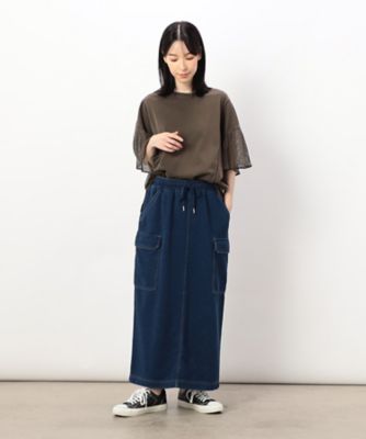 【　速乾　】袖メッシュピグメント加工Ｔシャツ（５２６８ＣＩ７１）