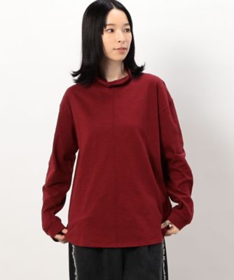 綿１００％　スラブ　ハイネックＴシャツ　（長袖）（５２６８ＣＩ７７）