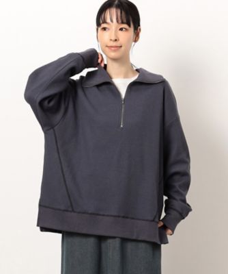 ワッフル　ハーフジップ　プルオーバー（５２６８ＣＩ８０）