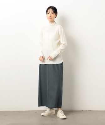 コットン ランダムリブ ハイネックTシャツ（長袖）（5268CK71