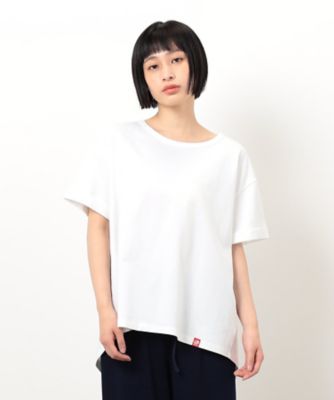 ＜COMME CA ISM (Women)＞バックタックＴシャツ（５２６８ＣＫ８０）