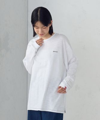 COMME CA ISM (Women)/コムサ イズム スラブ天竺ロングTシャツ(5268CM71) アイボリー トップス【三越伊勢丹/公式】