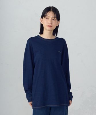 COMME CA ISM (Women)/コムサ イズム スラブ天竺ロングTシャツ(5268CM71) ネービーブルー トップス【三越伊勢丹/公式】