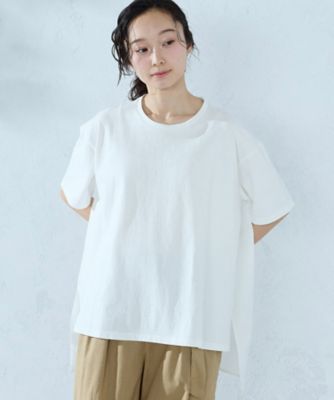 ＜COMME CA ISM (Women)＞バックフレア　Ｔシャツ（５２６８ＣＯ７５）