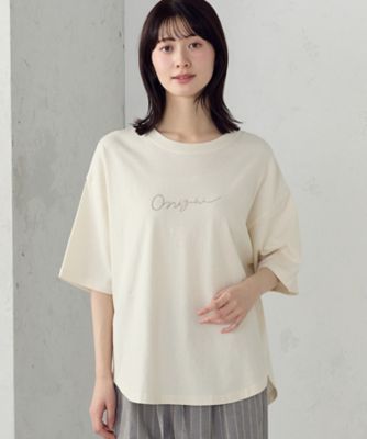＜COMME CA ISM (Women)＞ピグメント加工　Ｔシャツ（５２６８ＣＯ７６）