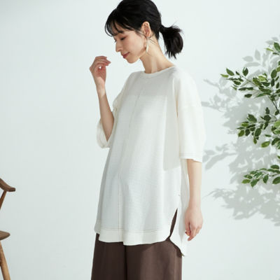 ＜COMME CA ISM (Women)＞Ｔシャツチュニック（５２６８ＣＹ８６）