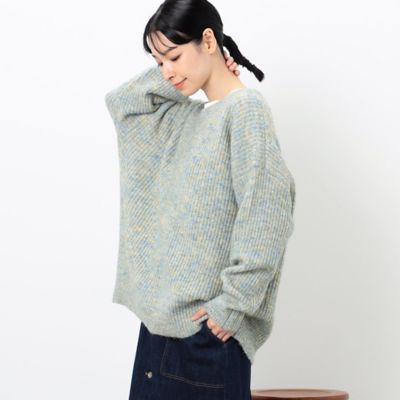 ＜COMME CA ISM (Women)＞ミックスヤーン　ニットプルオーバー（５２７７ＫＡ７２）