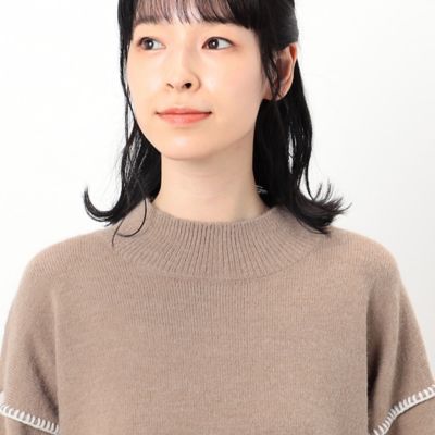 ハンドステッチ風ハイネック（５２７７ＫＡ７４）