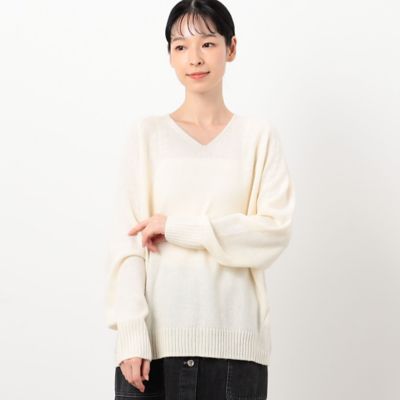 ＜三越伊勢丹/公式＞【SALE】COMME CA ISM (Women)/コムサ イズム Vネックニット シロ トップス【三越伊勢丹/公式】