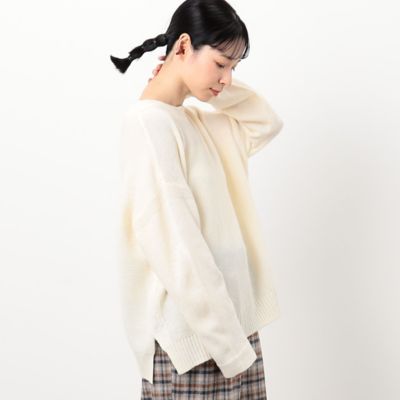 ＜COMME CA ISM (Women)＞クルーネックニット（５２７７ＫＡ７８）