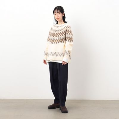 フェアアイル柄求心編みプルオーバー（５２７７ＫＡ７９）