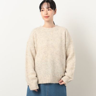 ＜COMME CA ISM (Women)＞ミックスヤーン　ニット　プルオーバー（５２７７ＫＥ７７）