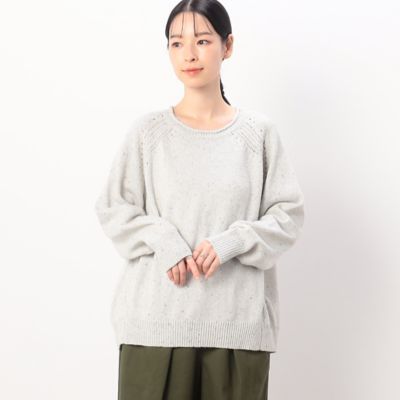 ＜COMME CA ISM (Women)＞カラーネップ　ニットプルオーバー（５２７７ＫＧ７０）