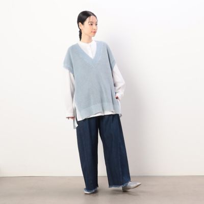 【別倉庫からの配送】 デニム ニットベスト（5277KG71） | COMME CA ISM ニット/セーター