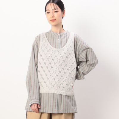 ゆいと1029⭐️TAN ニットキャミ⭐️ベスト IENA - ゆいと1029様専用⭐️TAN ニットキャミ⭐️ベストの通販 by