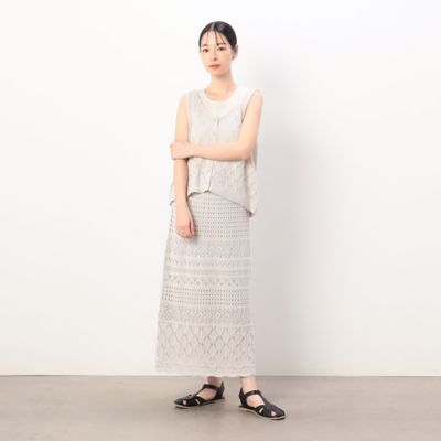 2WAY 透かし編みニット キャミベスト（5277KG75） | COMME