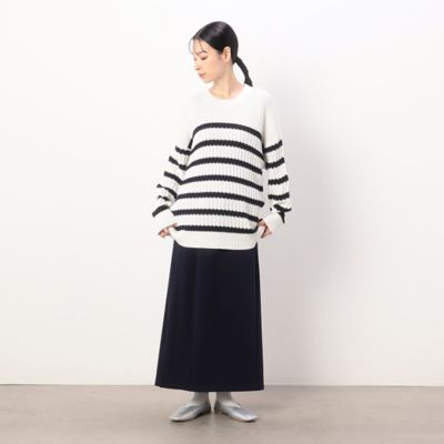ボーダー ニットプルオーバー（5277KG76） | COMME CA ISM