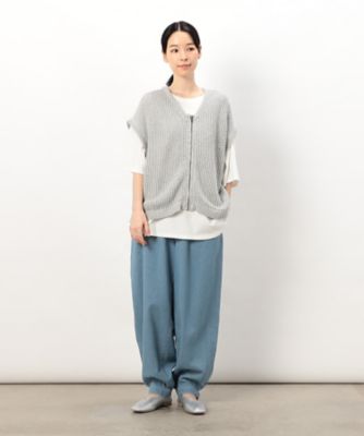 メッシュニット ジップベスト（5277KI70） | COMME CA ISM