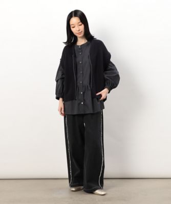 メッシュニット ジップベスト（5277KI70） | COMME CA ISM