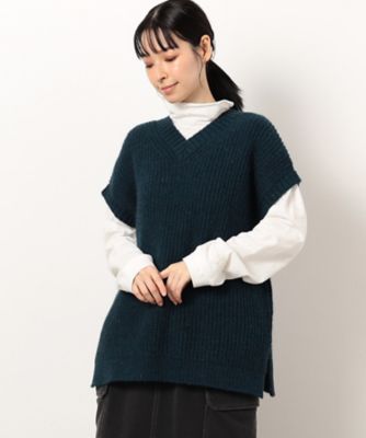 未使用❤︎drawing numbers ❤︎ネイビーニットベスト セットアップ対応可》ニットベスト | Drawing Numbers