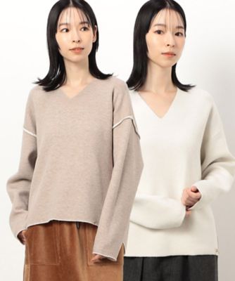 COMME CA ISM (Women)/コムサ　イズム 【 リバーシブル 】 ニットプルオーバー(5277KI75)