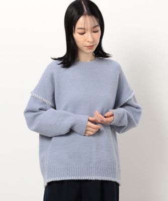 ハンドステッチ風　ニット（５２７７ＫＩ７６）