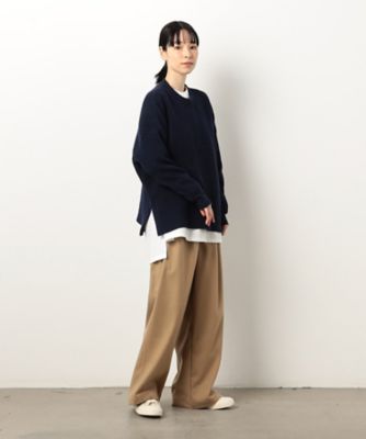 専用　MICHIGAN C/N プルオーバー 片畦 BIGニット プルオーバー（5277KI77） | COMME
