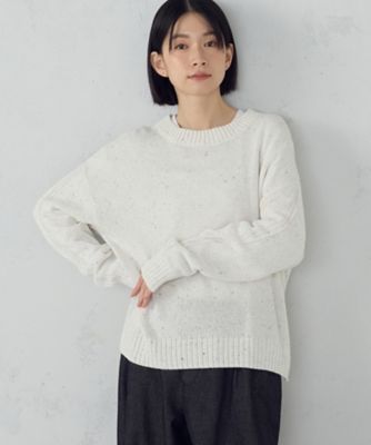 ＜COMME CA ISM (Women)＞カラーネップ　ニット（５２７７ＫＯ７２）