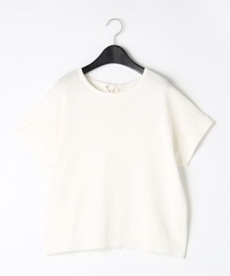 ＜COMME CA ISM (Women)＞コットンリネン　ニットプルオーバー（５２７７ＫＯ７５）