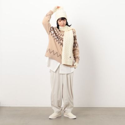【一部店舗限定】ケーブルニット帽（５２８５ＲＡ７６）