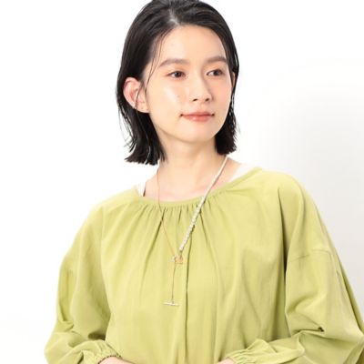 フェイクパール　チェーンネックレス（５２８６ＡＣ７１）
