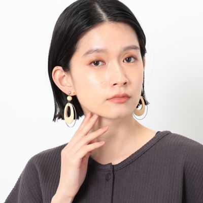 ウッドパーツ　ピアス（５２８６ＡＣ７４）