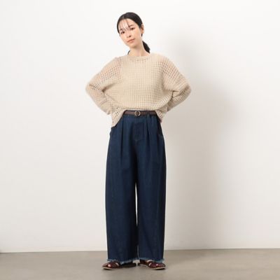 丸バックル細ベルト（５２８９ＹＧ７０）