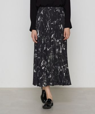 ＜COMME CA Sサイズ (Women/小さいサイズ)＞〔　Ｓサイズ　〕　アムンゼン大理石プリント　スカート（５４０１ＦＫ０２）
