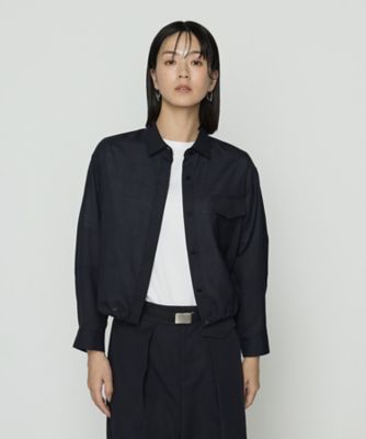 ＜COMME CA Sサイズ (Women/小さいサイズ)＞〔　Ｓサイズ　〕　Ｔ／Ｗ平ボイル　シャツジャケット（５４０１ＶＭ０１）