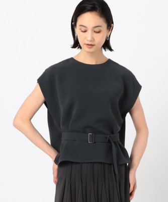 ＜COMME CA Sサイズ (Women/小さいサイズ)＞〔　Ｓサイズ　〕　【セットアップ対応】アチェローザダブルクロス　ブラウス（５４０２ＢＧ１２）