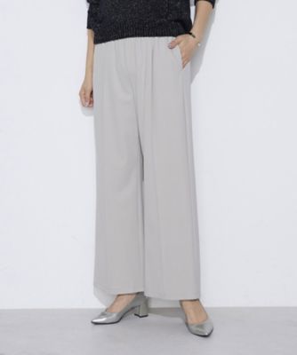 ＜COMME CA Sサイズ (Women/小さいサイズ)＞〔　Ｓサイズ　〕　コンパクトハリジャージー　ワイドパンツ（５４０２ＰＯ０３）