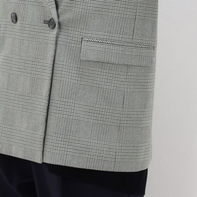 〔　Ｓサイズ　〕　【セットアップ対応】グレンチェックストレッチ　ジャケット（５４０３ＧＥ０７）