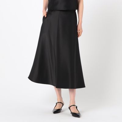 ＜COMME CA Sサイズ (Women/小さいサイズ)＞〔　Ｓサイズ　〕　【セットアップ対応】ブライトバックサテンファイユ　スカート（５４０４ＦＧ０７）