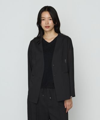 COMME CA Sサイズ (Women/小さいサイズ)/コムサ エスサイズ 〔　Ｓサイズ　〕　【セットアップ対応】シアーボイルストライプ　ジャケット（５４０５ＧＫ０４）